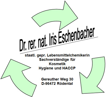 Dr. rer. nat. Iris Eschenbacher - Sicherheitsbewerterin für kosmetische Produkte